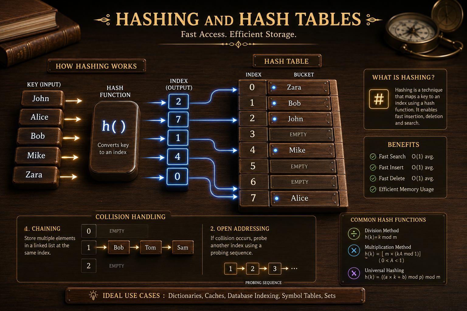 Hashing and Hash Tables